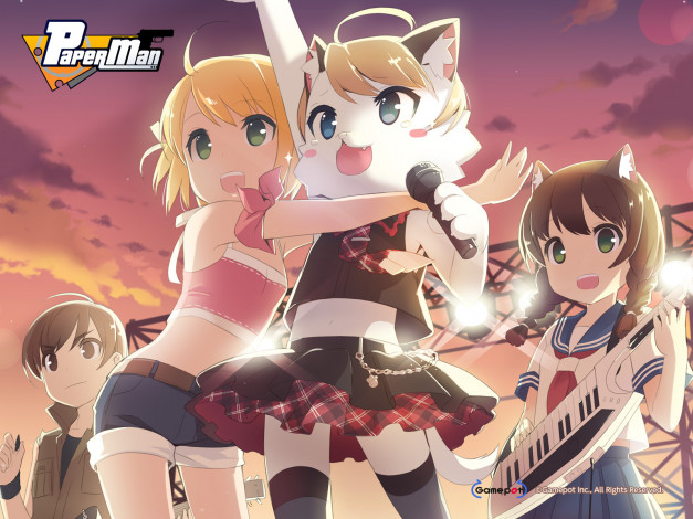 Обои картинки фото аниме, paperman