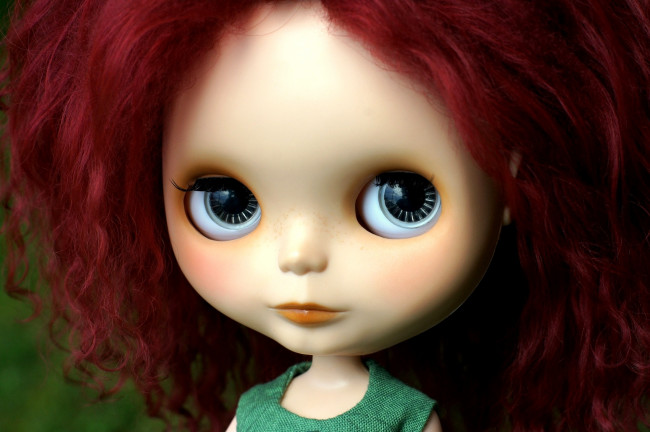 Обои картинки фото разное, игрушки, кукла, волосы