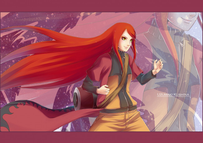 Обои картинки фото uzumaki, kushina, аниме, naruto