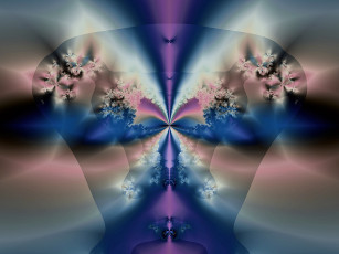 Картинка 3д графика fractal фракталы фон цвета узор