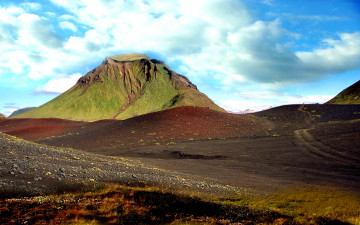 Картинка природа горы равнина дорога