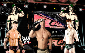 Картинка спорт wwe рестлеры мускулатура