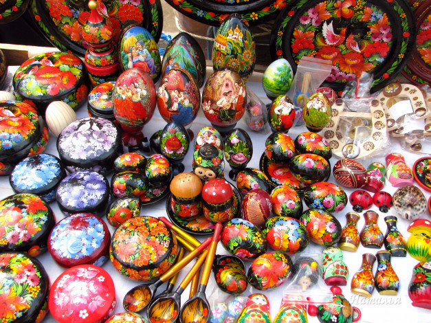 Обои картинки фото разное, ремесла, поделки, рукоделие, роспись, по, дереву