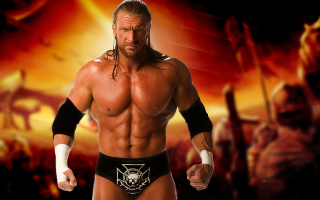 Обои картинки фото спорт, wwe, фигура, реслинг, мышцы