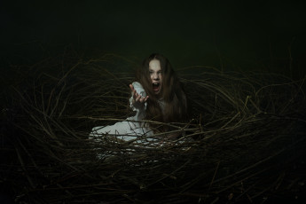 Картинка фэнтези фотоарт крик