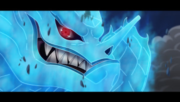 Картинка аниме naruto вместе зубы техника сусано кьюби наруто осколки камни шаринган