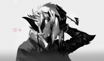 Картинка аниме *unknown+ другое рука эльф трубка