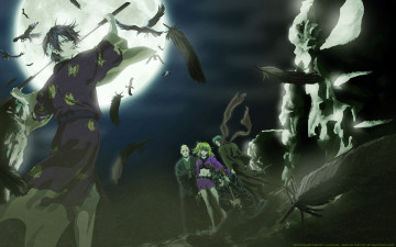 Картинка аниме gintama луна перья гинтама shinsuke takasugi matako kijima питцы bansai kawakami замах ночь