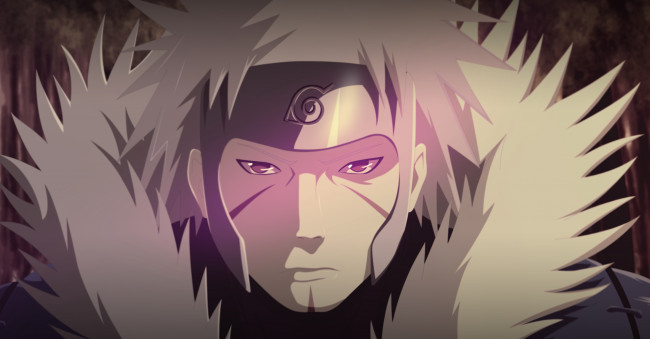 Обои картинки фото аниме, naruto, второй, хокаге, взгляд