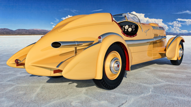 Обои картинки фото автомобили, 3д, meteor, mormon, special, sj, duesenberg, 1935