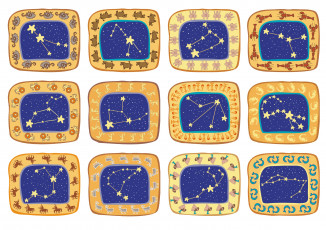 обоя разное, знаки зодиака, символы, знаки, зодиака