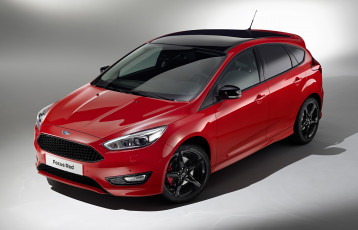 Картинка автомобили ford красный 2015г black red focus