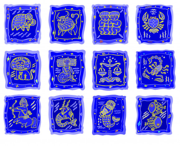 Обои картинки фото разное, знаки зодиака, символы, знаки, зодиака