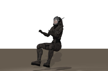 Картинка 3д+графика фантазия+ fantasy астронавт фон взгляд девушка