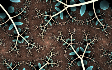 Картинка 3д+графика фракталы+ fractal цвета узор фон