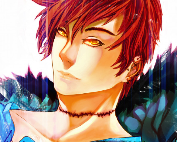 Обои картинки фото разное, арты, парень