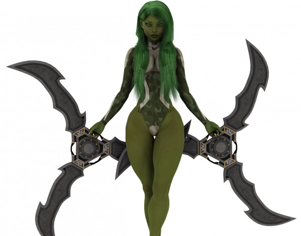 Обои картинки фото 3д графика, существа , creatures, фон, взгляд, халк, оружие