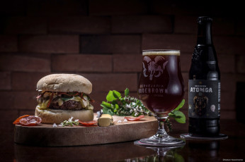 Картинка еда бутерброды +гамбургеры +канапе бургер пиво