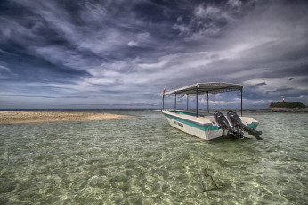 Картинка корабли моторные+лодки море берег