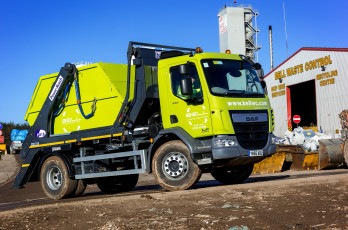 Картинка автомобили мусоровозы daf