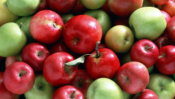 Картинка еда Яблоки урожай