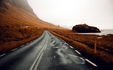 Картинка природа дороги разметка горы шоссе