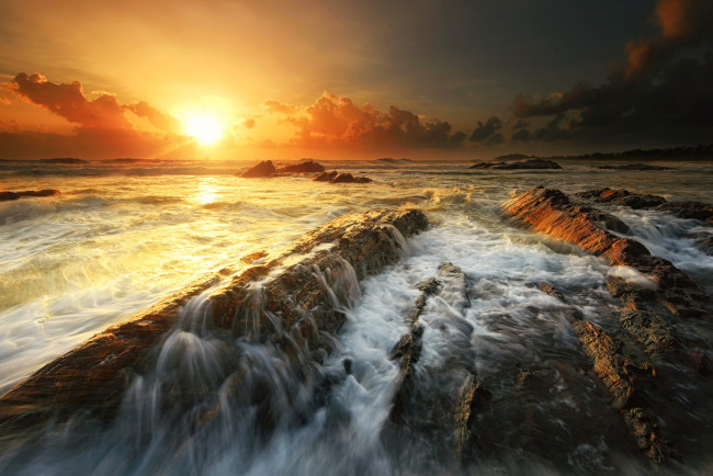 Обои картинки фото природа, восходы, закаты, рассвет