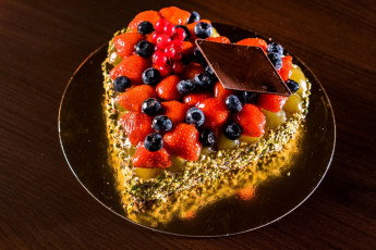 Картинка еда торты шоколад черника клубника торт лакомство