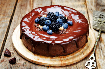 Картинка еда торты лакомство торт ежевика