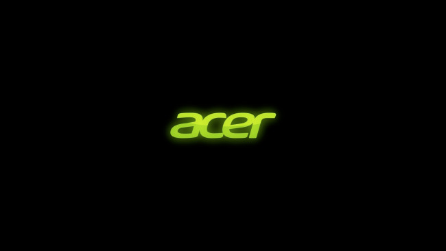 Обои картинки фото acer, компьютеры, black, background, фирма, hi, tech