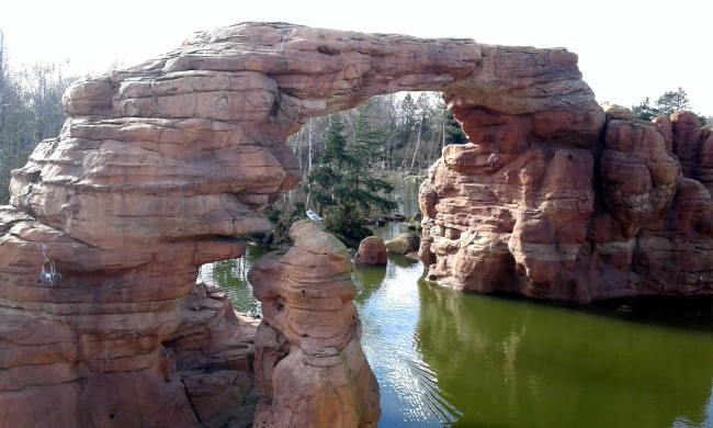 Обои картинки фото природа, реки, озера, река, скалы