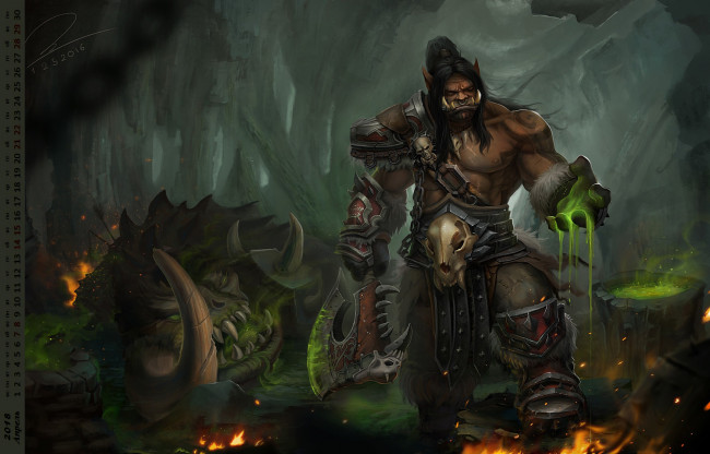 Обои картинки фото календари, фэнтези, оружие, существо