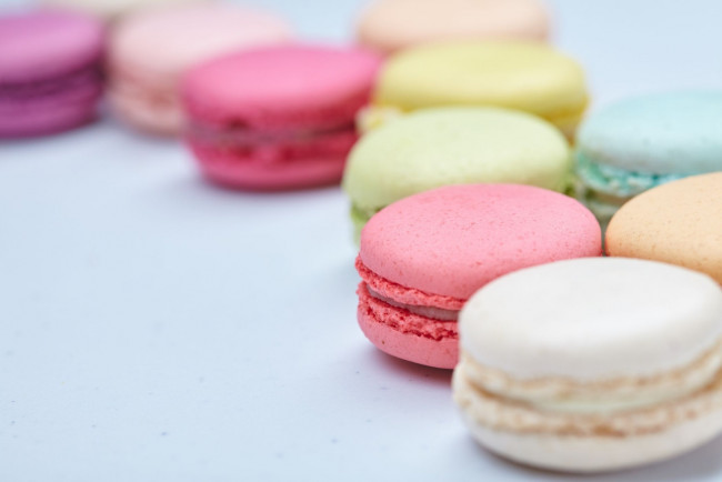 Обои картинки фото еда, макаруны, лакомство, печенье