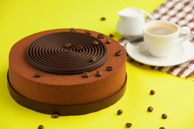 Обои картинки фото еда, торты, кофейный, торт, лакомство