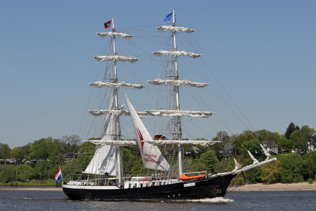 Обои картинки фото корабли, парусники, паруса, мачты