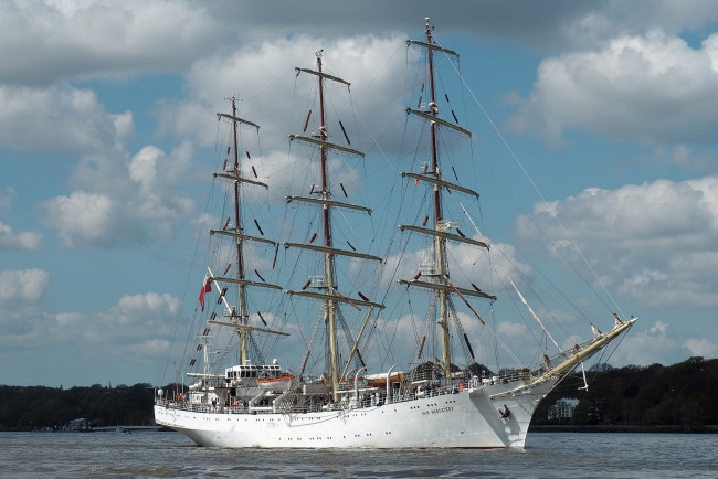 Обои картинки фото корабли, парусники, паруса, мачты