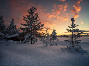 Картинка природа зима простор