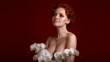 Картинка девушка девушки -unsort+ рыжеволосые+и+другие модель