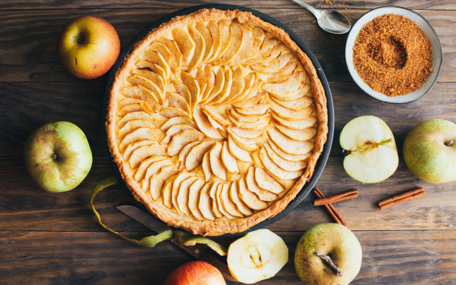 Обои картинки фото еда, хлеб,  выпечка, пирог