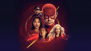 Картинка the+flash+ сериал+2014+–+ кино+фильмы сериал флэш постер седьмой сезон фантастика боевик драма grant gustin