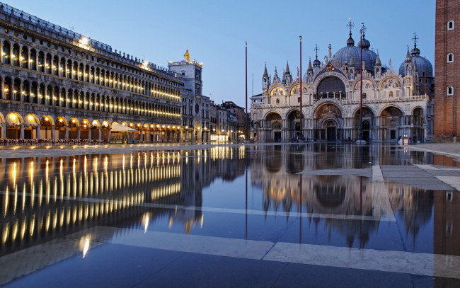 Обои картинки фото piazza san marco, города, венеция , италия, piazza, san, marco