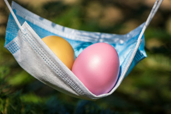 Картинка праздничные пасха яйца маска