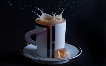 Картинка еда кофе +кофейные+зёрна капли