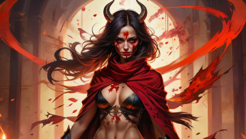 Картинка фэнтези демоны нейросети графика нейроарт ai art нейронные сети рисунки нейро искусство нейрографика graphics neuroart neural networks drawings neuro neurography