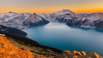 Картинка garibaldi+lake british+columbia природа реки озера garibaldi lake british columbia