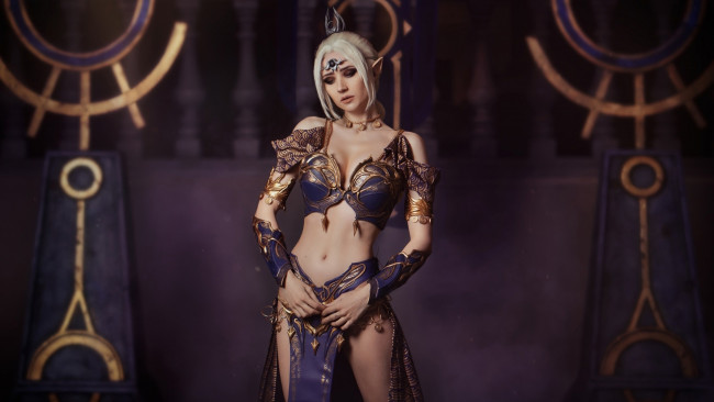 Обои картинки фото девушки, - креатив,  косплей, baldurs, gate, 3, shadowheart