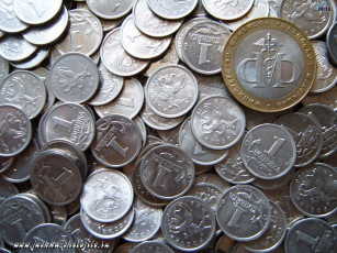 Картинка разное золото купюры монеты