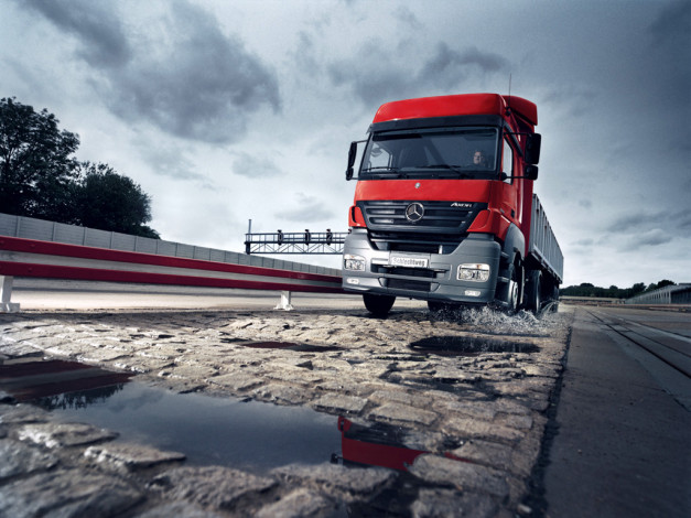 Обои картинки фото автомобили, mercedes, trucks