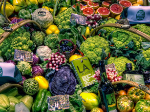 Картинка еда фрукты овощи вместе