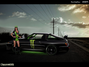 Картинка автомобили авто девушками